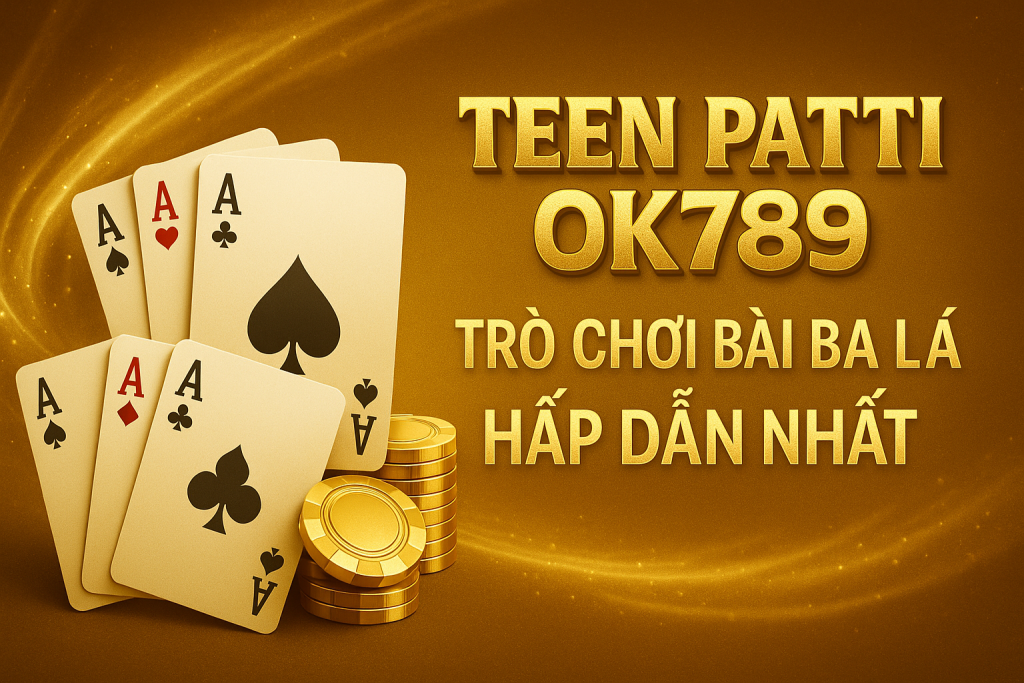 Teen Patti OK789: Trò Chơi Bài Ba Lá Hấp Dẫn Nhất